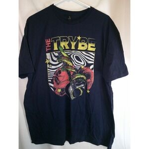 RARE (Trybe Members only) The‎ Trybe Graphic T-Shirt Guitar Snake Rock Music XL